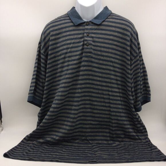 Pebble Beach Golf Polo XXL in Blue and Gray - Picture 1 of 10